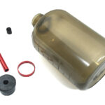Tinted 500cc Fuel Filler Plastic Bottle w/ Attached Cap for 1/10 & 1/8 Nitro