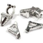 Silver Billet Machined Steering Knuckle Set for HPI Baja 5B, 5T & 5SC Models
