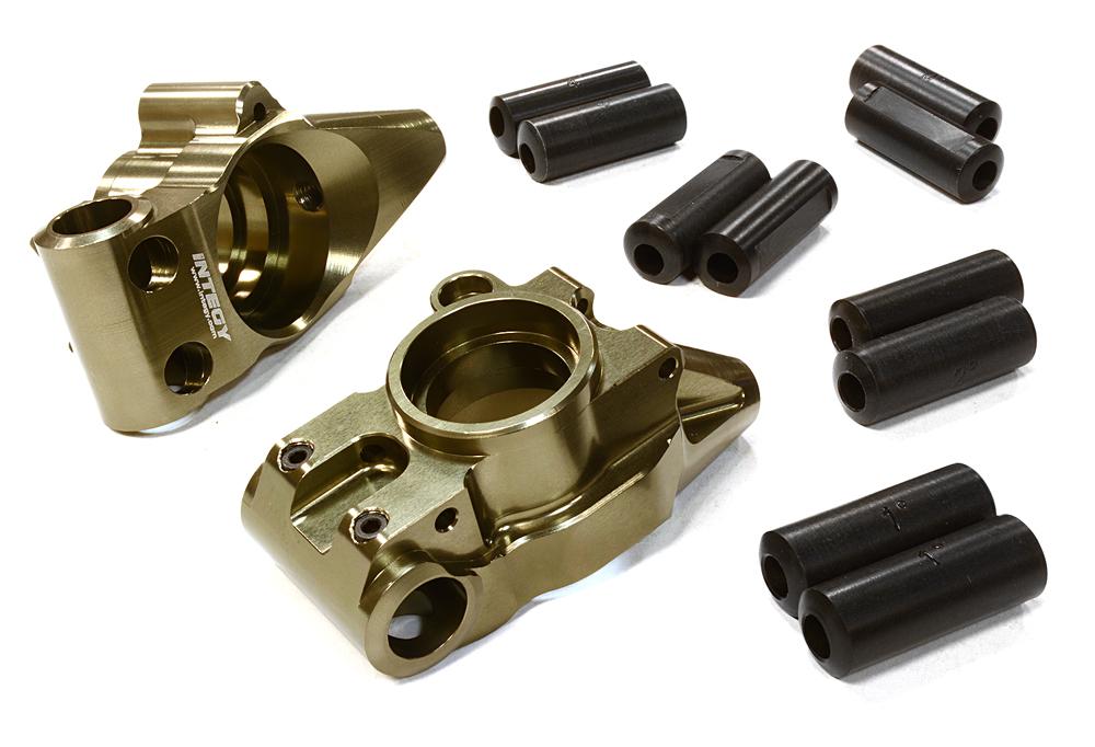 C25276GREY Billet Machined Modified Rear Hub Set for HPI Baja 5B2.0, 5T & 5SC - Image 1