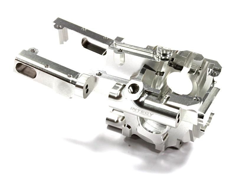 C25277SILVER Silver Billet Machined Front Bulkhead Upgrade for Traxxas 1/10 Scale Summit - Image 1