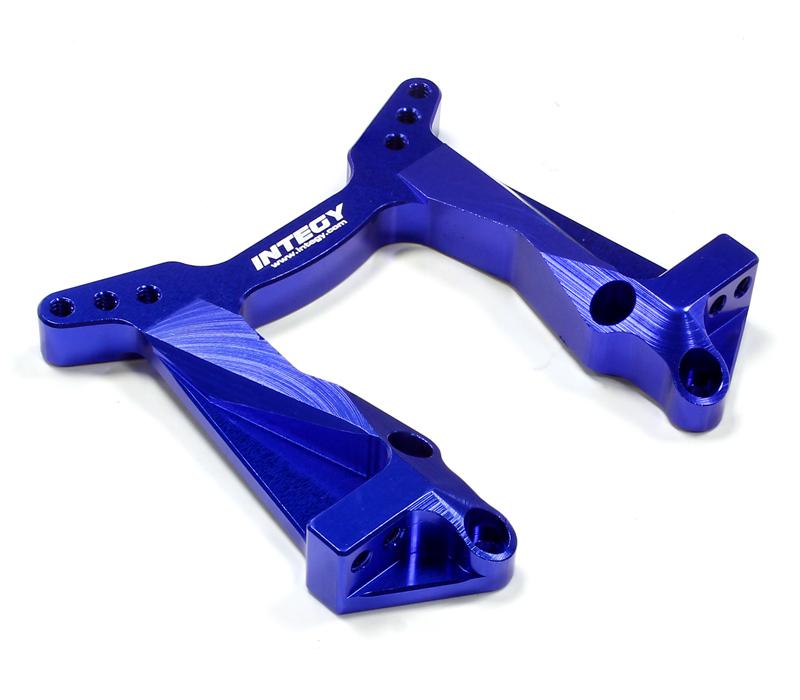 C25292BLUE Billet Machined Front Shock Tower for Team Associated RC10B4.2 - Image 1