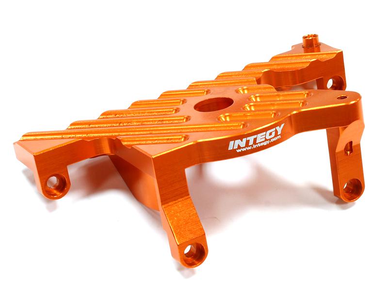 C25301ORANGE Machined Motor Mount for Traxxas Slash 4X4 LCG Chassis (Non-Telemetry) 7460 - Image 1