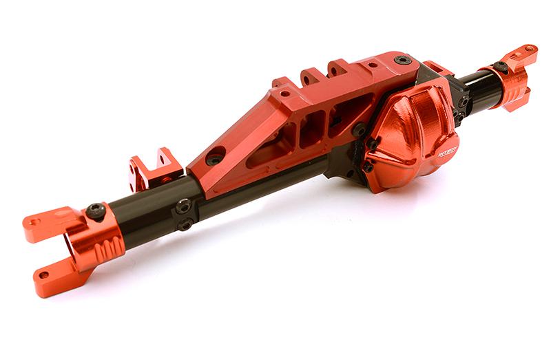 C25331RED Billet Machined T5 Front Axle Conversion Kit for Axial 1/10 Wraith 2.2 - Image 1