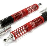 QSR Shock w/ Piggyback Reservoir (2) for HPI Savage-X, 21 & 25 (L=161mm)