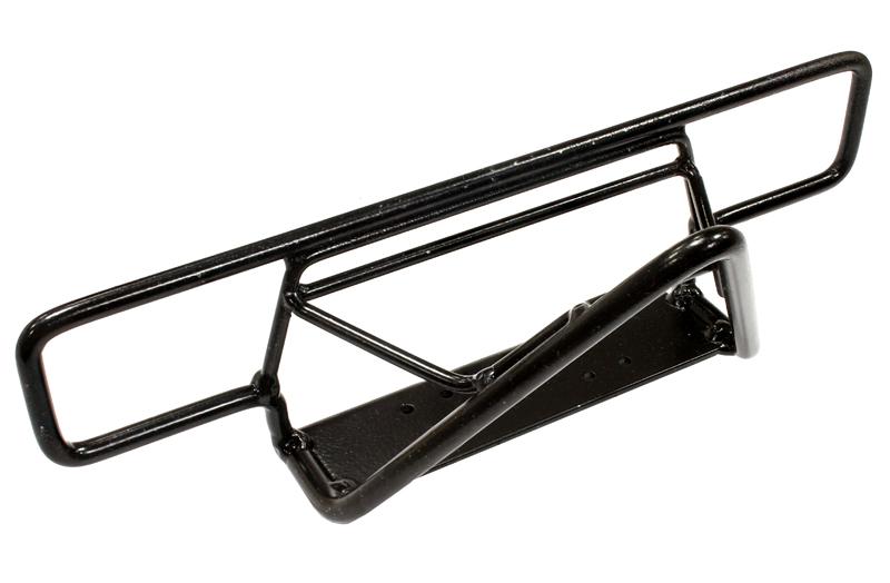 C25423BLACK Realistic 1/10 Steel Front Bumper for Axial SCX-10 43mm Mount - Image 1