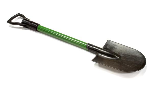 C25429GREEN Realistic Scale Model Shovel 1/10 Size - Image 1