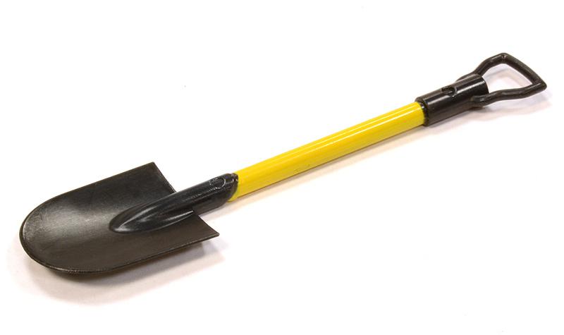 C25429YELLOW Realistic Scale Model Shovel 1/10 Size - Image 1