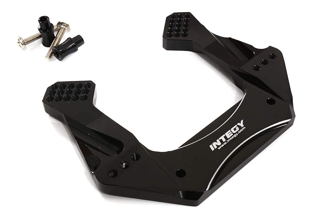 C25479BLACK Billet Machined Front Shock Tower for Traxxas 1/10 Nitro Slash 2WD - Image 1