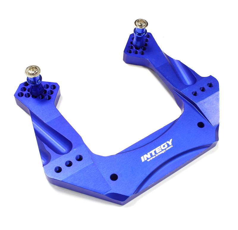 C25479BLUE Billet Machined Front Shock Tower for Traxxas 1/10 Nitro Slash 2WD - Image 1