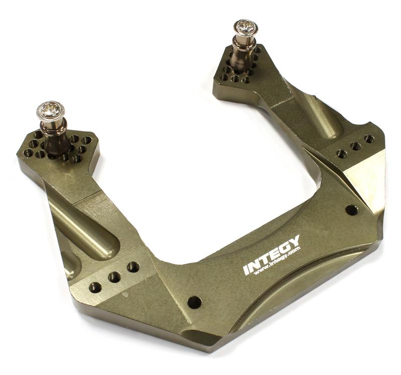 C25479GUN Billet Machined Front Shock Tower for Traxxas 1/10 Nitro Slash 2WD - Image 1