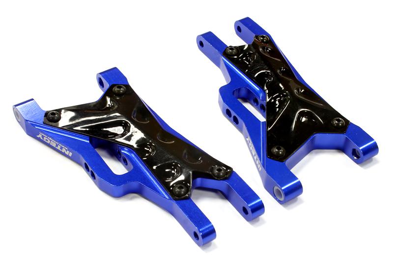C25485BLUE Billet Machined Front Suspension Arm for Traxxas 1/10 Nitro Slash 2WD - Image 1