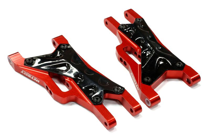 C25485RED Billet Machined Front Suspension Arm for Traxxas 1/10 Nitro Slash 2WD - Image 1