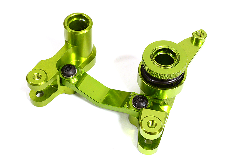 C25490GREEN Billet Machined Steering Bellcrank for 1/10 Stampede 4X4 & Rustler 4X4 - Image 1