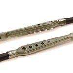 115mm-118mm Suspension Links (2) w/ Angled Rod Ends for SCX-10 & Other Crawlers