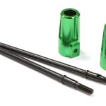 Billet Machined Straight Axle & Adapter Lock-Out for Axial 1/10 SCX-10