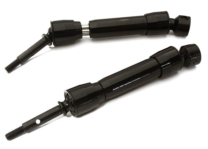 C25504BLACK V2XHD Steel Rear Universal Drive Shaft (2) for Traxxas 1/10 Slash & Stampede 4X4 - Image 1