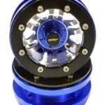 Billet Machined 6 Spoke Type 6D Off-Road 1.9 Size Wheel Set(2) for Scale Crawler