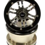 Billet Machined D6Type Spoke Off-Road 2.2 Size Wheel Set (2) for Rock Crawler