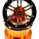 Billet Machined D6Type Spoke Off-Road 2.2 Size Wheel Set (2) for Rock Crawler