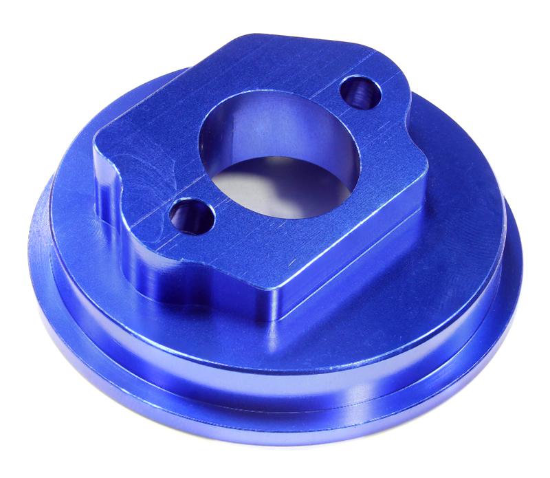 C25524BLUE Billet Machined Angled Air Filter Mount BAJ337 Type for HPI Baja 5B, 5T & 5SC - Image 1