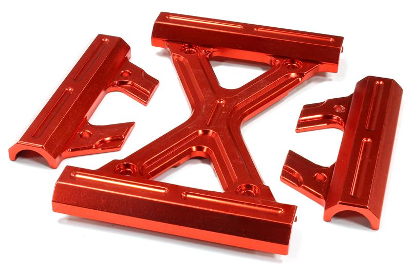 C25537RED Alloy Roll Cage Rear Cross Brace for HPI Baja 5B & 5B2.0 - Image 1
