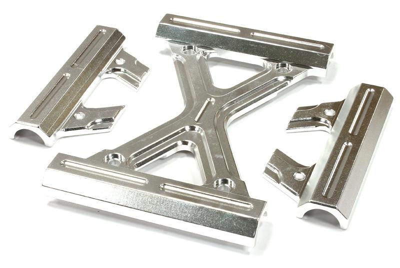C25537SILVER Alloy Roll Cage Rear Cross Brace for HPI Baja 5B & 5B2.0 - Image 1