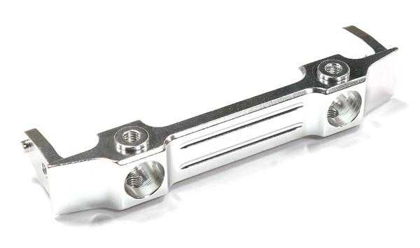 C25540SILVER Billet Machined 40mm Type Front Bumper Mount for Axial SCX-10 Scale Crawler - Image 1