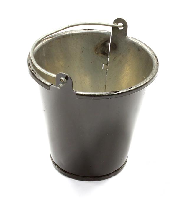 C25562BLACK Realistic 1/10 Scale Large Size Metal Bucket for Off-Road Crawling - Image 1