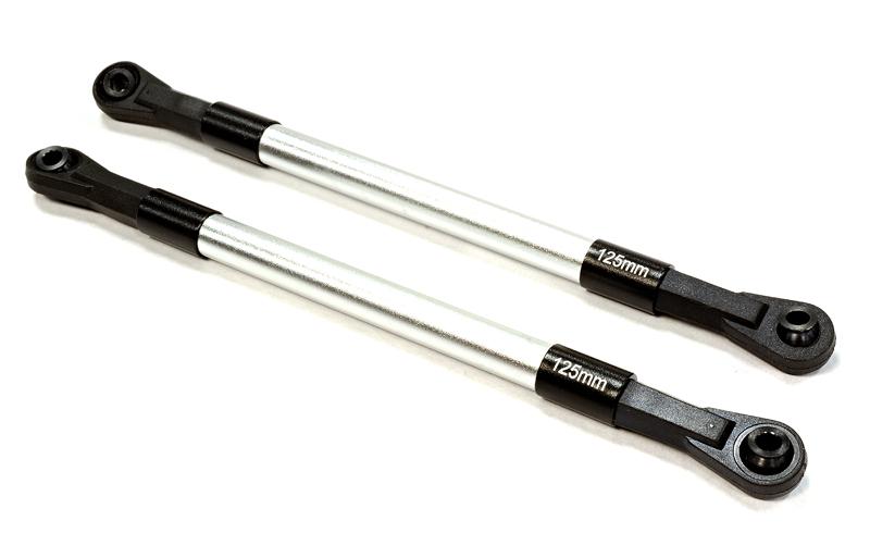 C25573BLACK 125mm Type Suspension Links (2) for Axial SCX-10 & Other Scale Crawlers - Image 1