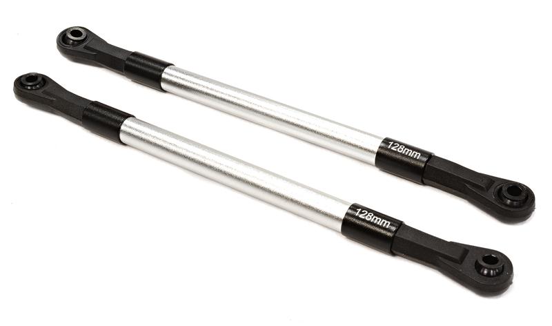 C25574BLACK 128mm Type Suspension Links (2) for Axial SCX-10 & Other Scale Crawlers - Image 1