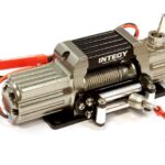 Billet Machined T7 Realistic High Torque Mega Winch for Scale Rock Crawler 1/10