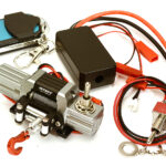 T7 Realistic High Torque Mega Winch w/ Remote for Scale Rock Crawler 1/10 Size