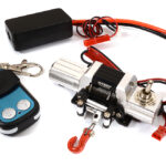 T7 Realistic High Torque Mega Winch w/ Remote for Scale Rock Crawler 1/10 Size