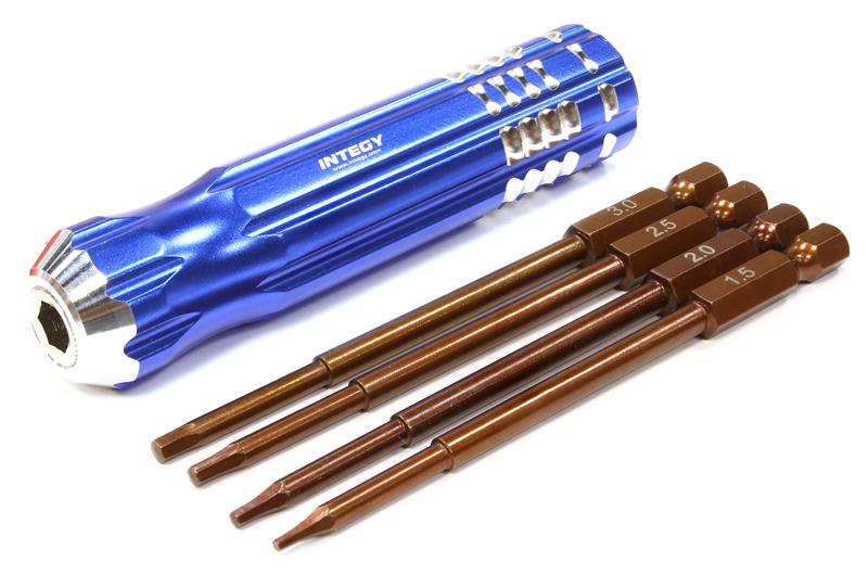 C25596BLUE QuickPit 4pcs Set, Hex Tip Set (1.5 2.0 2.5 3.0) - Image 1