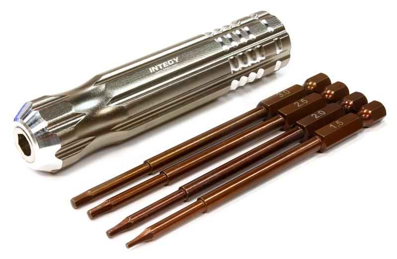 C25596GUN QuickPit 4pcs Set, Hex Tip Set (1.5 2.0 2.5 3.0) - Image 1