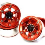 1.9 Size Billet Machined Alloy 6 Spoke Wheel(4) High Mass Type for Scale Crawler