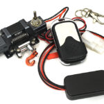 Billet Machined T8 Realistic Mega Winch w/ Remote for Scale Crawler 1/10 Size