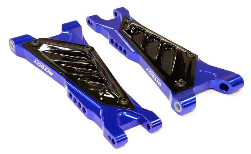 C25634BLUE Billet Machined Rear Lower Arm for Associated ProLite 4X4 Ready-To-Run - Image 1