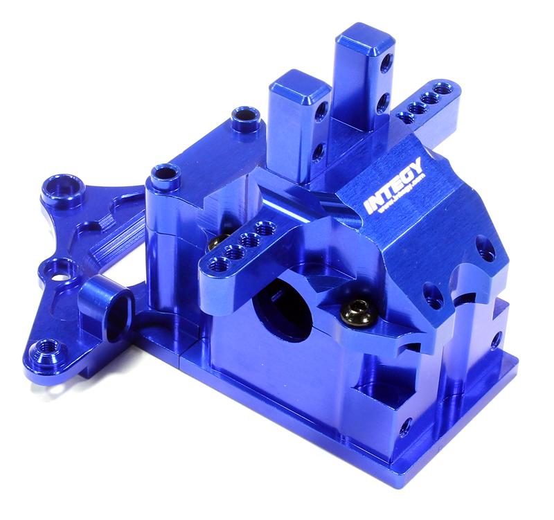 C25636BLUE Billet Machined Rear Gearbox for Associated ProLite 4X4 Ready-To-Run - Image 1