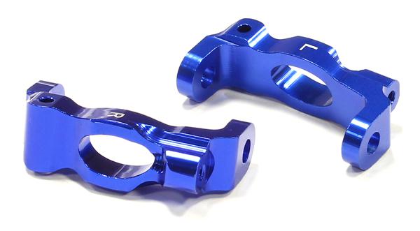 C25639BLUE Billet Machined Caster Blocks for Associated ProLite 4X4 Ready-To-Run - Image 1