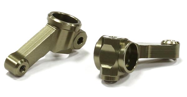 C25646GUN Billet Machined Steering Knuckles for Associated Short Course Truck SC10.2 - Image 1