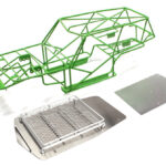 Realistic T2 Steel Roll Cage Body w/ Luggage Tray for Axial Wraith 2.2