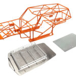 Realistic T2 Steel Roll Cage Body w/ Luggage Tray for Axial Wraith 2.2