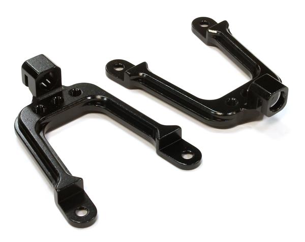 C25719BLACK Billet Machined Rear Shock Tower (2) for SCX-10 Dingo, Honcho & Jeep - Image 1