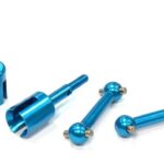 Metal Wheel Axle & Dog Bone for 1/10 Size 4WD Touring Car C23475 Version 2