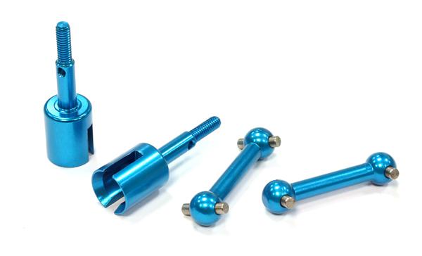 C25720 Metal Wheel Axle & Dog Bone for 1/10 Size 4WD Touring Car C23475 Version 2 - Image 1