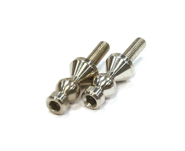 C25722 Billet Machined 89075 Type Steering Ballstuds (2) for Associated RC8 Series - Image 1