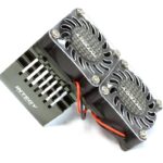 Twin 40x40mm HS Cooling Fan+Heatsink Mount for 40mm O.D. Motor