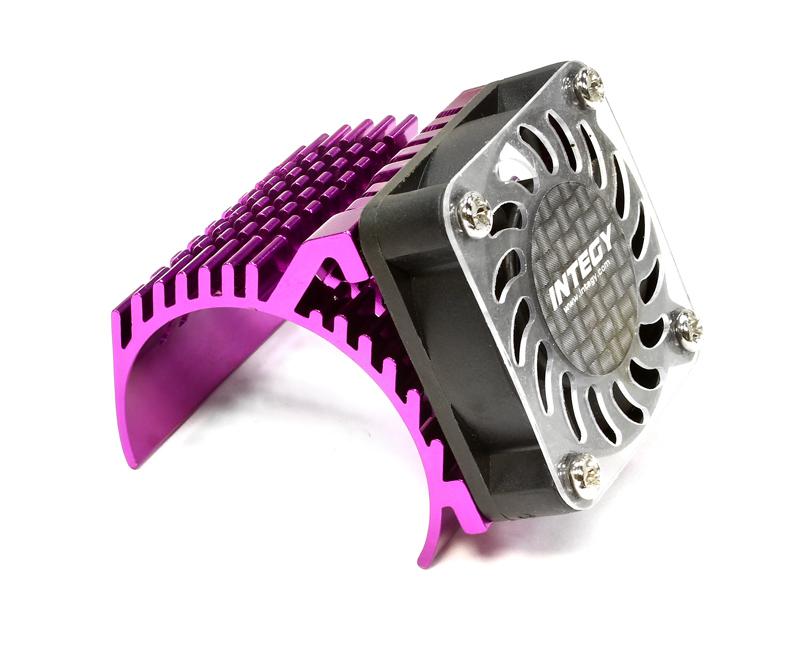 C25729PURPLE Side 40x40mm HS Cooling Fan+Heatsink Mount for 40mm O.D. Motor - Image 1