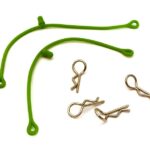 Body Clip Retainer w/ Body Clip (4) for 1/10 Size Touring Car & Drift Car